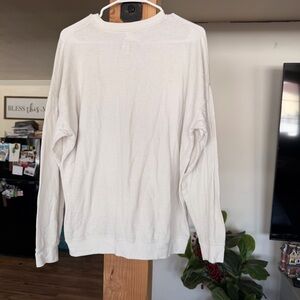ALO Yoga Cream Long Sleeve Crewneck